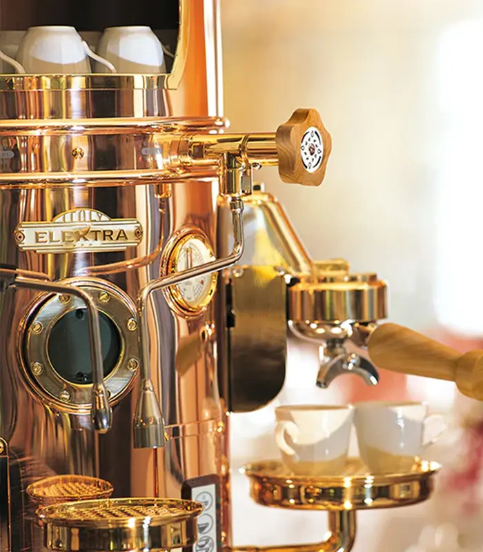 Copper espresso clearance machine